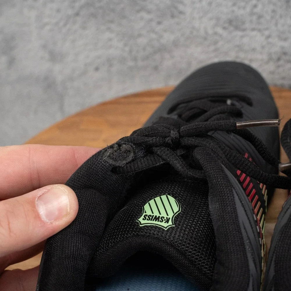 KSwiss Hypercourt Express 2 Tennis Shoes Men's US 13, Black & Neon Green